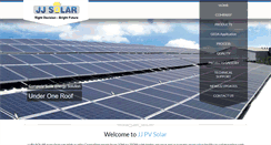 Desktop Screenshot of jjpvsolar.com